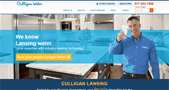 Desktop Screenshot of culliganlansing.com